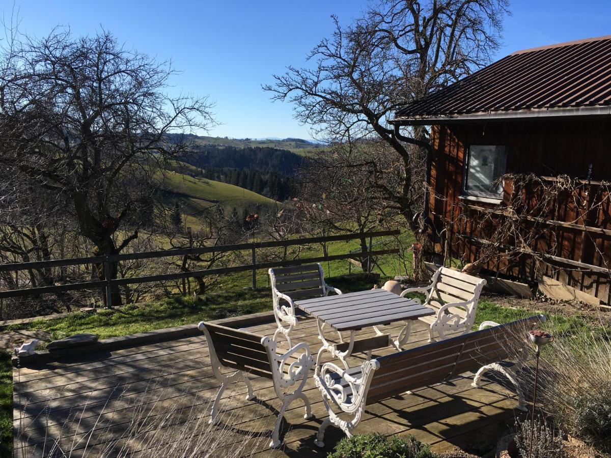 3,5 Zimmerferienwohnung Schwalbenaescht Rueeggisberg Exterior foto